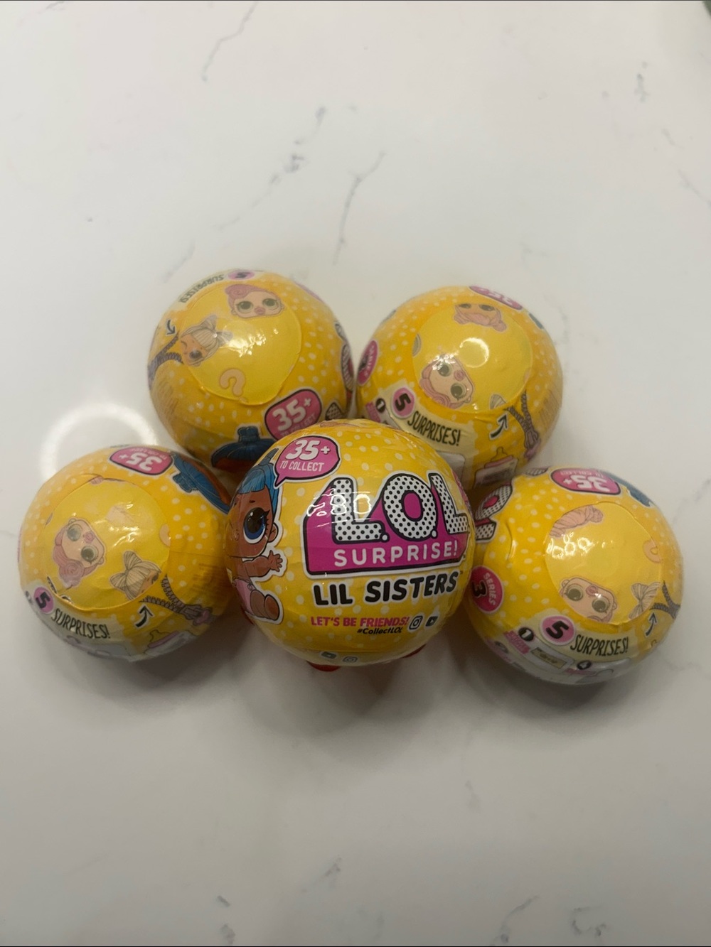 L.O.L. Surprise Lil Sisters Series 3 Wave 2 Lot of 5 NEW Sealed 2017